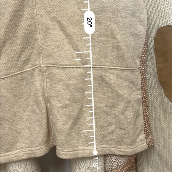 Anthropologie Saturday Sunday Mixed Fabric Sherpa Lined Cardigan size Medium - Picture 12 of 15